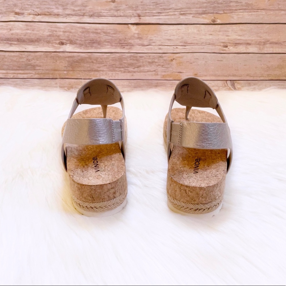 Vince Flint 2 Espadrille Sandals In Moonstone - Picture 8 of 10